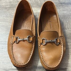 Mercanti Fiorentini Tan Leather Loafers
